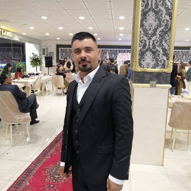 owner of a large party hall in Erbil